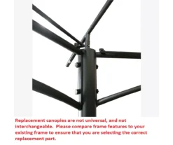 Heritage Gazebo Palm Leaves Replacement Canopy -Garden Oasis 810549192 6