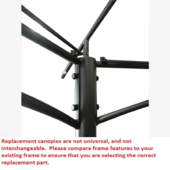 Heritage Gazebo Palm Leaves Replacement Canopy -Garden Oasis 810549192 61