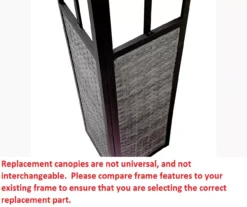 Lakewood Gazebo Beige Replacement Canopy -Garden Oasis 810549208 3