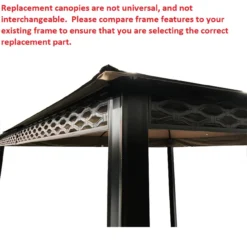Pinehurst Gazebo Replacement Riplock Canopy -Garden Oasis 810549213 51