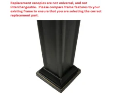 Pinehurst Gazebo Canyon Stripe Replacement Canopy -Garden Oasis 810549219 6