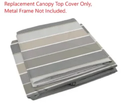 Pinehurst Gazebo Stone Stripe Replacement Canopy -Garden Oasis 810549220 21