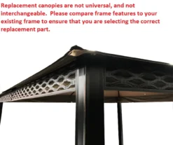 Pinehurst Gazebo Stone Stripe Replacement Canopy -Garden Oasis 810549220 5