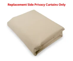 Shadow Creek Gazebo Beige Replacement Privacy Curtain Set -Garden Oasis 810549227 21