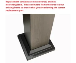 Shadow Creek Gazebo Replacement Riplock Canopy -Garden Oasis 810549230 4