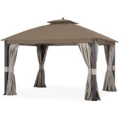 Shadow Creek Gazebo Replacement Riplock Canopy -Garden Oasis 810549230 61