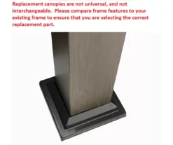 Shadow Creek Gazebo Replacement Riplock Canopy -Garden Oasis 810549232 4