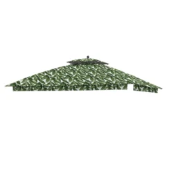 Shadow Creek Gazebo Palm Leaves Replacement Canopy -Garden Oasis 810549235 11