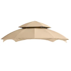 Heritage Gazebo Beige Replacement Canopy -Garden Oasis 810549236 11