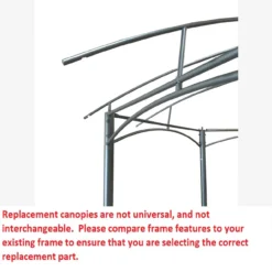 Heritage Gazebo Beige Replacement Canopy -Garden Oasis 810549236 51