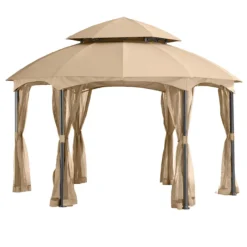 Heritage Gazebo Beige Replacement Canopy -Garden Oasis 810549236 81