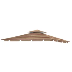 Monterey Gazebo Canyon Stripe Replacement Canopy -Garden Oasis 810549251 31