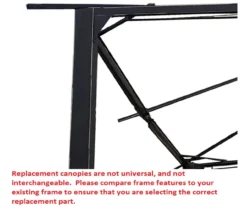 Monterey Gazebo Canyon Stripe Replacement Canopy -Garden Oasis 810549251 4