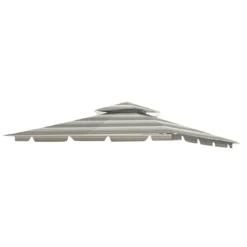 Monterey Gazebo Stone Stripe Replacement Canopy -Garden Oasis 810549252 31