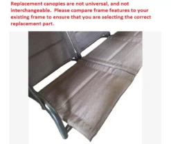 Aspen Swing Gray Replacement Canopy -Garden Oasis 810549253 5