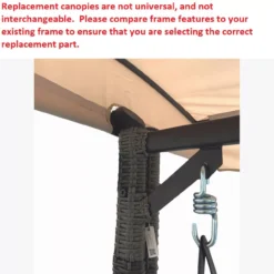 Lakewood Swing Beige Replacement Canopy -Garden Oasis 810549256 21