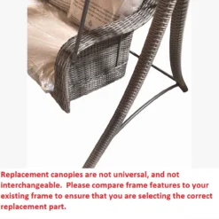 Lakewood Swing Beige Replacement Canopy -Garden Oasis 810549256 41