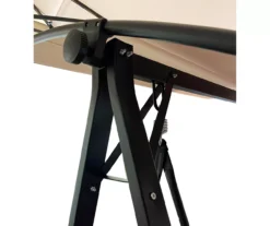 Gray 3-Person Sling Swing Replacement Canopy -Garden Oasis 810549259 4