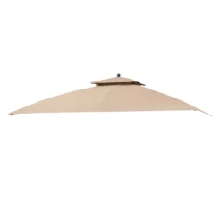 Oakmont Gazebo Beige Replacement Canopy -Garden Oasis 810549262 11