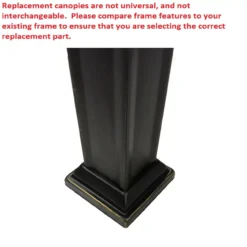 Oakmont Gazebo Beige Replacement Canopy -Garden Oasis 810549262 61