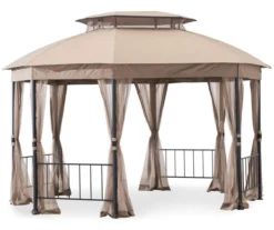 Jefferies Gazebo Beige Replacement Riplock Canopy -Garden Oasis 810549265 6