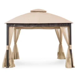 Westbrook Gazebo Beige Replacement Canopy -Garden Oasis 810549273 61