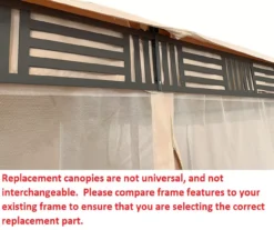 Westbrook Gazebo Replacement Riplock Canopy -Garden Oasis 810549280 4