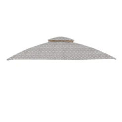 Westbrook Gazebo Beige Damask Replacement Canopy -Garden Oasis 810549281 11