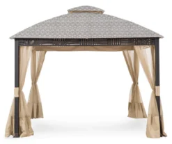 Westbrook Gazebo Beige Damask Replacement Canopy -Garden Oasis 810549281 6