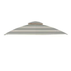 Westbrook Gazebo Stone Stripe Replacement Canopy -Garden Oasis 810549285 11