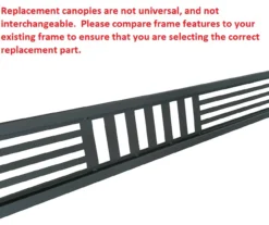 Westbrook Grill Gazebo Beige Replacement Canopy -Garden Oasis 810549286 6