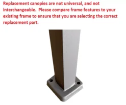 Westbrook Grill Gazebo Beige Replacement Canopy -Garden Oasis 810549286 7