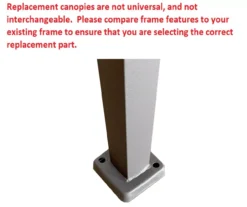 Westbrook Grill Gazebo Beige Replacement Canopy -Garden Oasis 810549286 71