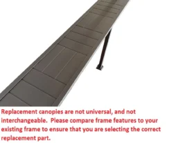 Westbrook Grill Gazebo Beige Replacement Riplock Canopy -Garden Oasis 810549287 5