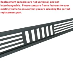 Westbrook Grill Gazebo Beige Replacement Riplock Canopy -Garden Oasis 810549287 6