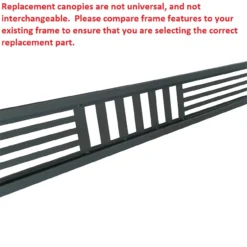 Westbrook Grill Gazebo Beige Replacement Riplock Canopy -Garden Oasis 810549287 61