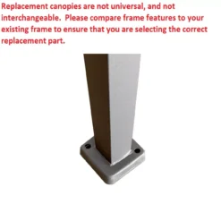 Westbrook Grill Gazebo Beige Replacement Riplock Canopy -Garden Oasis 810549287 71