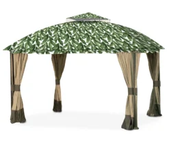 South Hampton Gazebo Palm Leaves Replacement Canopy -Garden Oasis 810549299 5