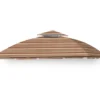South Hampton Gazebo Canyon Stripe Replacement Canopy -Garden Oasis 810549300 1