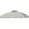 South Hampton Gazebo Stone Stripe Replacement Canopy -Garden Oasis 810549301 1