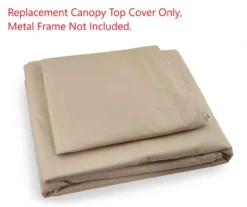 Dome Top Grill Gazebo Beige Replacement Riplock Canopy -Garden Oasis 810549305 3