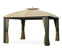 Riviera Sonoma Gazebo Beige Replacement Canopy -Garden Oasis 810549306 8