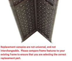 Riviera Sonoma Gazebo Beige Replacement Riplock Canopy -Garden Oasis 810549307 7
