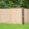 Riviera Sonoma Gazebo Beige Replacement Privacy Curtain Set -Garden Oasis 810549309 1