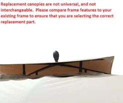 Riviera Sonoma Gazebo Beige Replacement Privacy Curtain Set -Garden Oasis 810549309 5