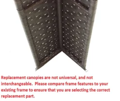 Riviera Sonoma Gazebo Beige Damask Replacement Canopy -Garden Oasis 810549315 7