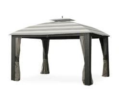 Riviera Sonoma Gazebo Canyon Stripe Replacement Canopy -Garden Oasis 810549319 8