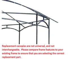 Newport Gazebo Replacement Riplock Canopy -Garden Oasis 810549325 3