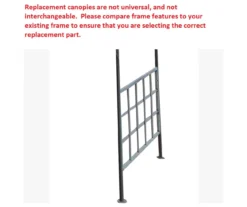 Newport Gazebo Replacement Riplock Canopy -Garden Oasis 810549326 5