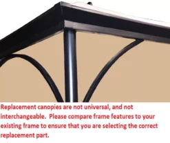 Somerset Gazebo Palm Leaves Replacement Canopy -Garden Oasis 810549338 4